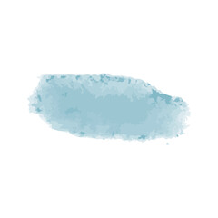 Fototapeta premium Blue paint brush strokes on white background. Collection of hand-painted brush textures in various shapes and thicknesses. PNG.