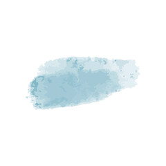 Blue paint brush strokes on white background. Collection of hand-painted brush textures in various shapes and thicknesses. PNG.