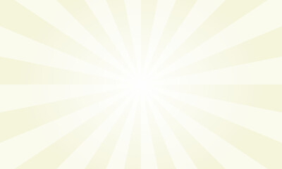 Fototapeta premium Beige Brown Sunburst Background. Abstract Rays Texture Background. Sunburst Background with Yellow Rays. Vector Illustration.