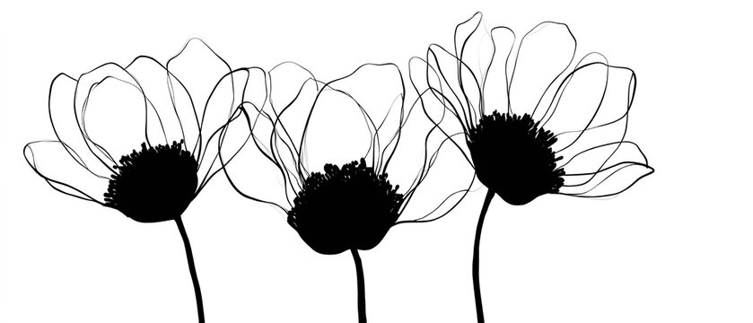MINIMALISTISCHE BLUMENFORMEN: ELEGANTE KURVEN UND RAUM