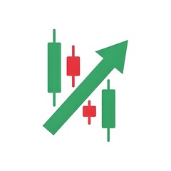 Stock Market Chart Vector Icon
