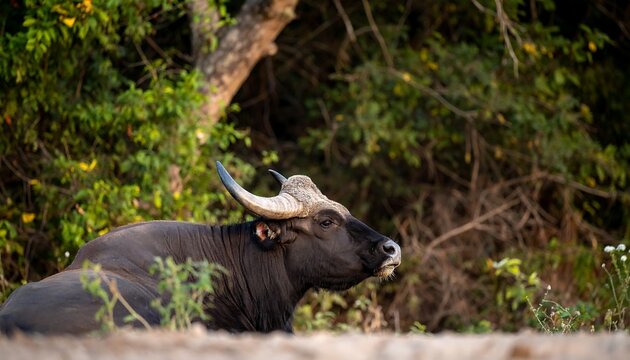 Gaur in forest