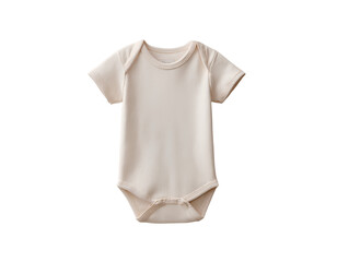 Soft Cotton Baby Onesie in Pastel Blue, Angled Side View, Isolated on Transparent Background
