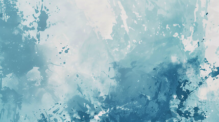 Obraz premium Blue abstract painting with vibrant colors. Painting texture.