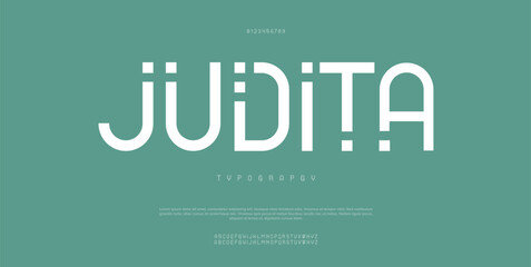  modern minimal bold capital alphabet letter logo design