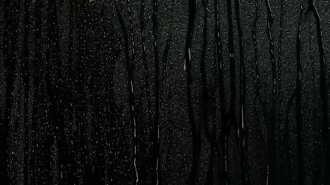 abstract rain drops on the window overlay blackscreen