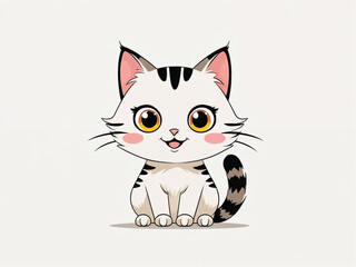 vector illustration of a cat