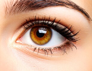 Obraz premium Close-up of a woman's eye (1)