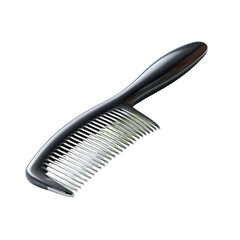 Hair comb isoleted on transparent background .