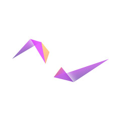 Naklejka premium Abstract geometric shapes on a gray background