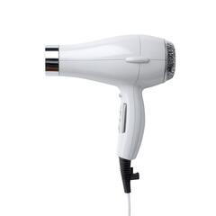 Hair dryer isoleted on transparent background.