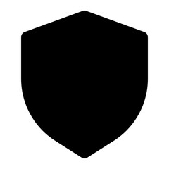 Shield icon with solid style