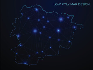 abstract digital networking connectivity vector map design