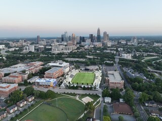Aerial view of Charlotte, North Carolina