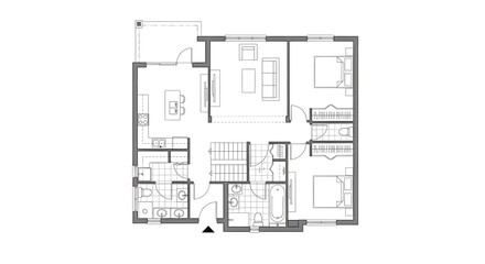 house plan blueprint