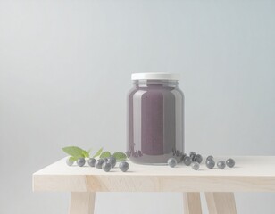 bath salt in a glass