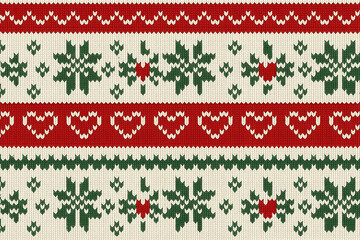 Festive sweater pattern design holiday background textile art cozy environment close-up viewpoint warm concept
