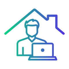 activities Line Gradient Icon