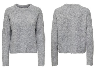 Stylish warm female sweater on white background.
womens winter dress and knitted dress