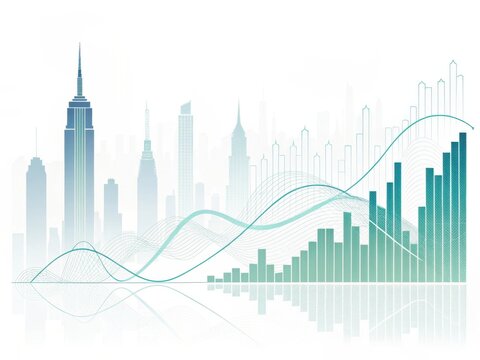 Financial growth and urban development with stock market trends