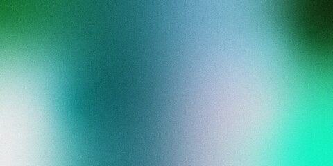 Abstract teal green blue gradient background with glowing noise texture and grainy effect for creative covers headers posters banners and trendy graphic design projects