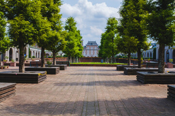 道の駅 神戸フルーツ・フラワーパーク大沢、ヨーロピアン風な建物と風景、神戸、日本