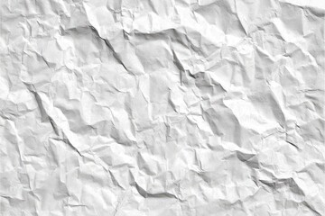 Fototapeta premium Crumpled white paper texture (1)