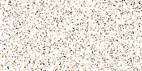 Terrazzo flooring texture polished stone and grain noise pattern old surface marble for background. brown and white paper and marble texture. quartz surface for bathroom or kitchen countertop.