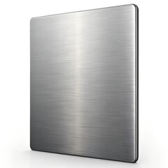 stainless steel plate isolated