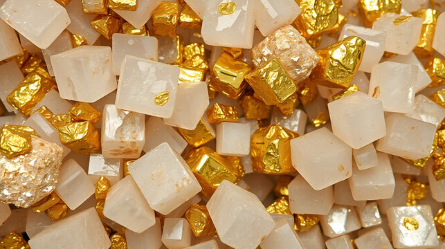 pyrites quartz cubes texture