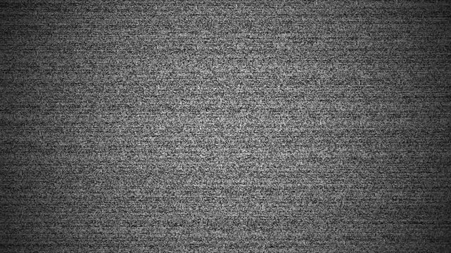 TV Static glitch effect, Noise glitch tv static animation. Full HD. 4K