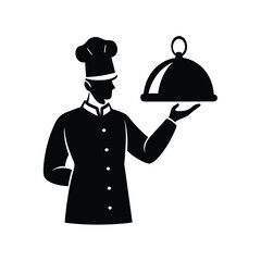 chef holding tray