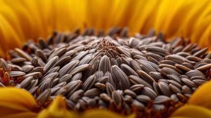 Obraz premium Sunflower seeds closeup