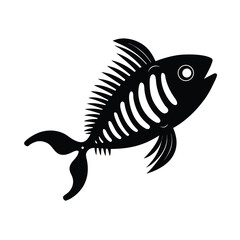vector illustration of a fish
