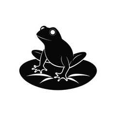 green frog on a leaf