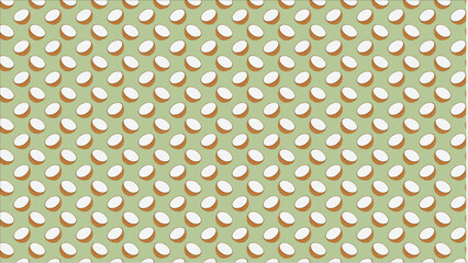 A realistic half-coconut, its white inner meat contrasting with the hard brown shell, evoking a sense of summer, beaches, and refreshing tropical beverages.