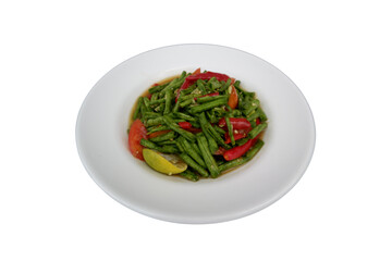 Fresh and Flavorful Vegetable Dish with Green Beans and Tomatoes