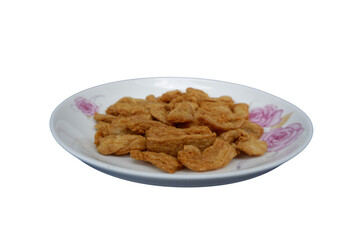 Vegetarian Crispy Chicken Protein on a Transparent Background
