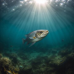 Obraz premium fish in the ocean