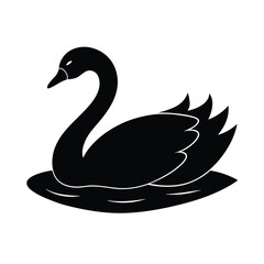 black swan vector
