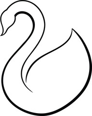black and white vector logo