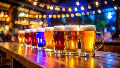 Craft Beer Bar Lineup.