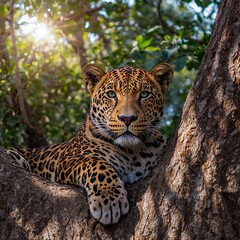 Obraz premium leopard in zoo