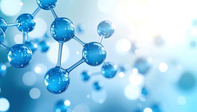 3D molecular structure illustration