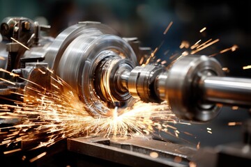Metalworking machine sparks (1)