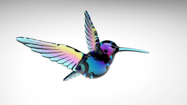 hummingbird in flight