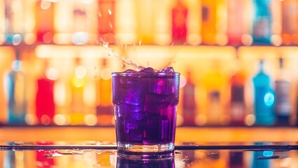 Vibrant Night Cocktail