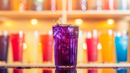 Vibrant Night Cocktail