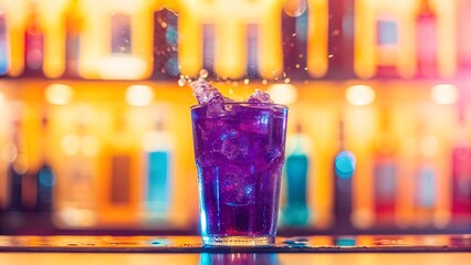 Vibrant Night Cocktail