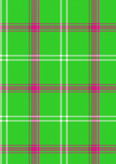 Fototapeta premium Abstract geometric pattern with colorful checkered plaid fabric texture